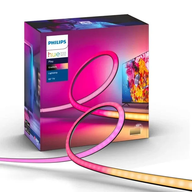 Світлодіодна стрічка Philips Hue Play Gradient Lightstrip Ambilight для телевізора 75 дюймів ZigBee 2