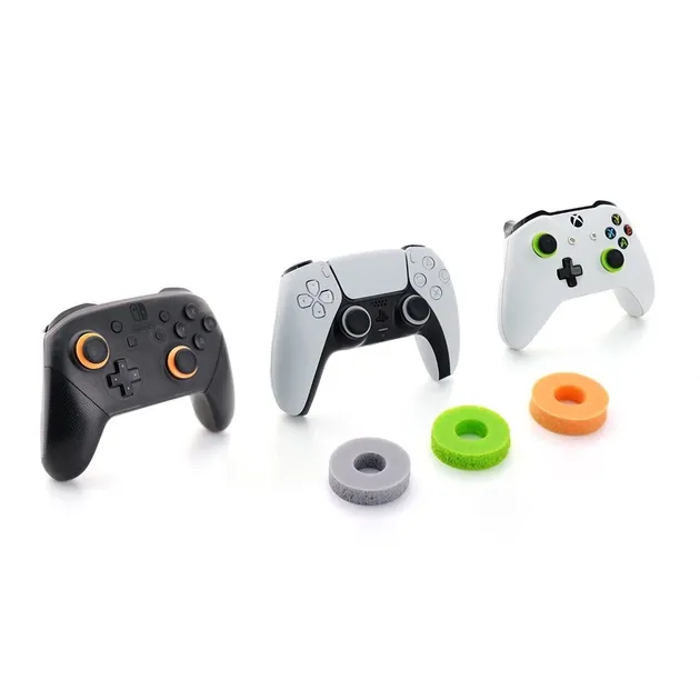 Прицільні кільця DOBE на стики (Precision Rings) для контролера DualSense консолі Sony PlayStation 5: PS5 / PS5 Slim / PS5 Pro | геймпада Wireless Controller Xbox Series X/S | DualShock PS4 / PS4 Slim / PS4 Pro | NS Pro 3