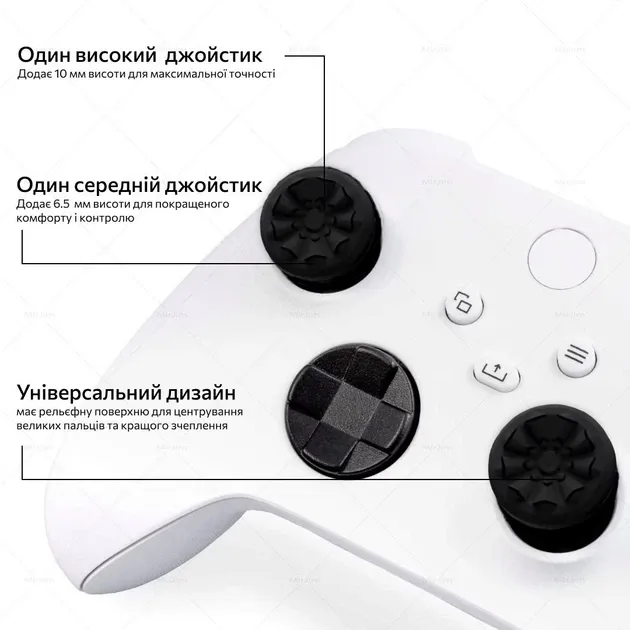 Силіконові накладки на стіки KONTROLFREEK Call of Duty WARZONE - 2шт (Thumbsticks) для геймпаду Microsoft Wireless Controller консолі Xbox Series X | Xbox Series S, Xbox One X/S 3