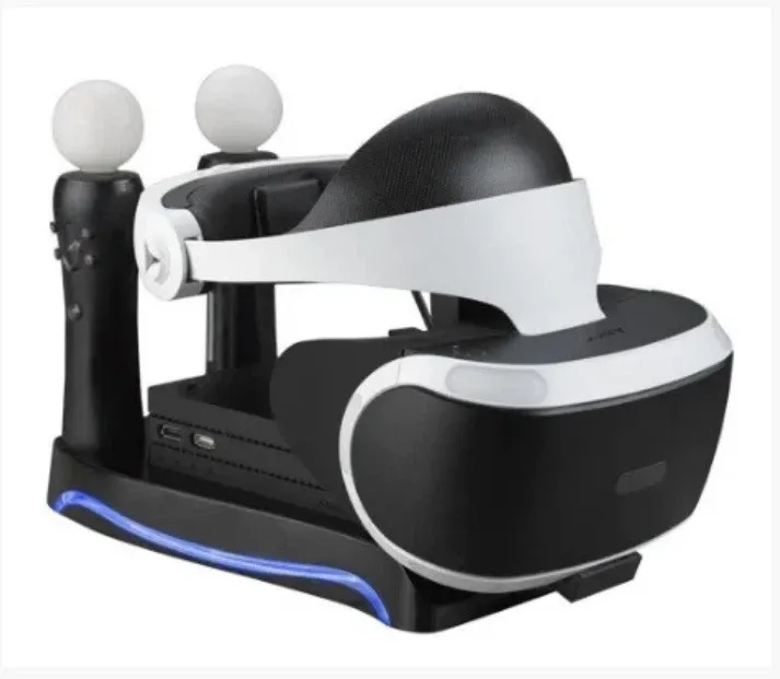 Зарядна док-станція підставка KJH для PS Move і PS VR з підсвічуванням