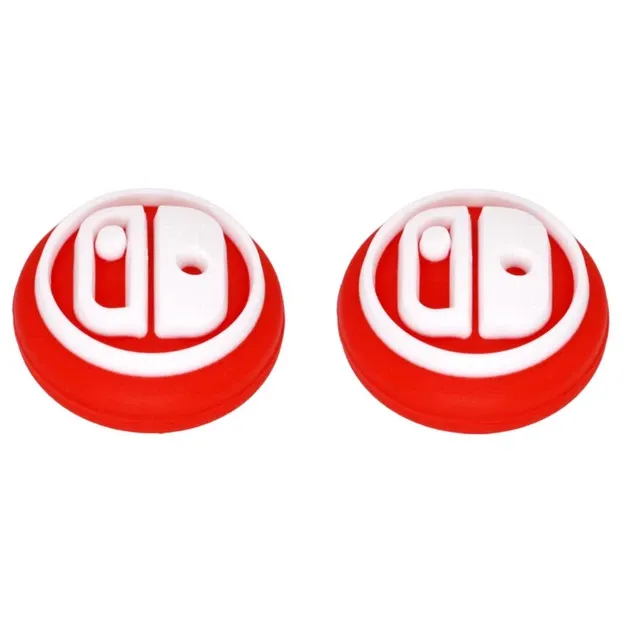 Силіконові накладки на стіки Joy Con Red для Nintendo Switch / Switch OLED / Switch LITE (2шт.) [466129619]