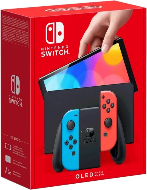 Консоль Nintendo Switch OLED Neon Blue/Neon Red (0045496453442)