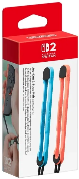 Ремінець Nintendo Joy-Con 2 Strap Pair Light Blue/Light Red (0045496321420)