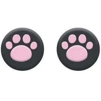 Силіконові накладки на стіки Лапки (Black/Pink) для геймпадів Sony DualShock PS4 / DualSense PS5 / Xbox Series|One (2шт.) 408053934