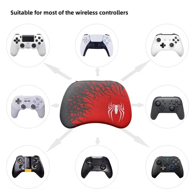 Ударостійкий захисний кейс Spider-Man для геймпадів PlayStation DualSense (PS5) / DualShock (PS4) / Xbox Series | One / Pro Controller Nintendo [437156108] 3