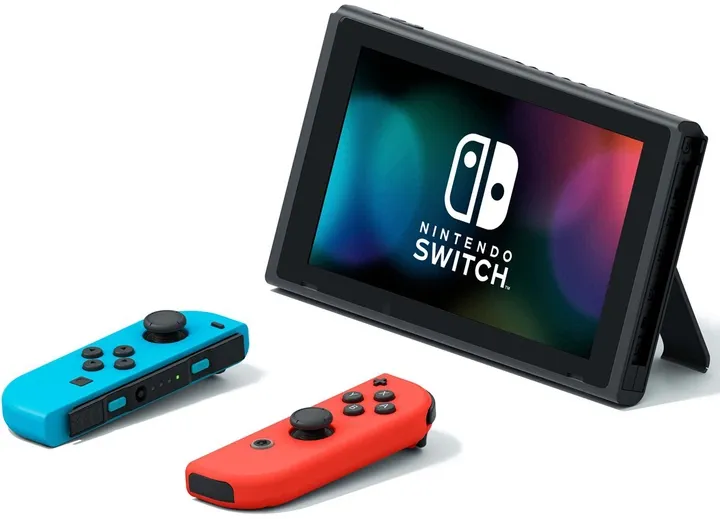 Консоль Nintendo Switch 15.8 cm (6.2") 32 GB Touchscreen Wi-Fi Blue, Grey, Red (45496453596) 3