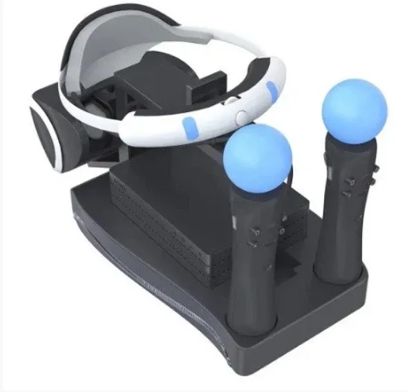 Зарядна док-станція підставка KJH для PS Move і PS VR з підсвічуванням 2