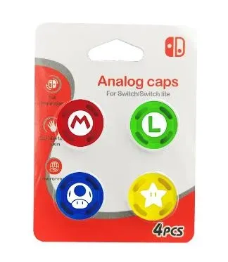 Силіконові накладки на стіки Mario для Nintendo Switch 2 3