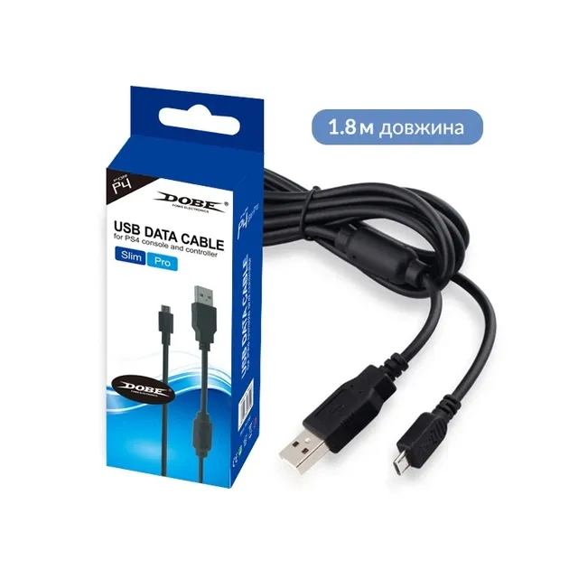 Зарядний кабель передачі даних DOBE 1.5м USB Type-C / USB Type-C для пристрою дистанційної гри PlayStation Portal / геймпада DualSense консолі Sony PS5 | PS5 Slim | PS5 Pro / Microsoft Wireless Controller Xbox Series X|S / Nintendo Switch (OLED) 3