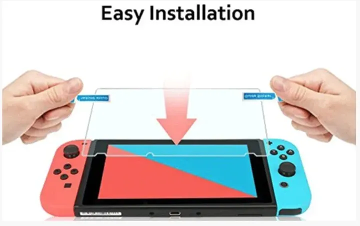 Загартоване захисне скло Ricoddaa для Nintendo Switch 2.5D, 9H, 0,3 мм 3
