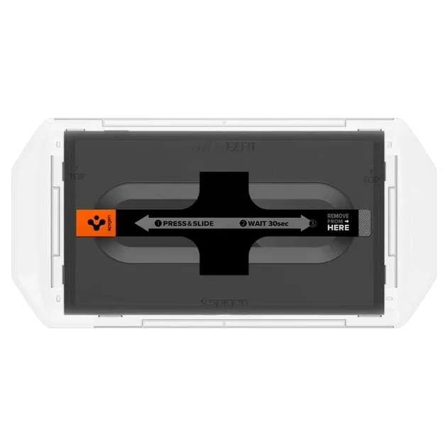 Захисне скло Spigen Glas.tR EZ FIT 2-Pack для Nintendo Switch 2 Clear (AGL10156) 3