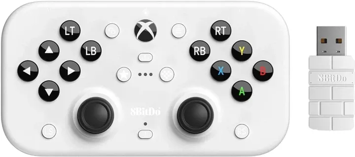 Бездротовий геймпад 8BitDo Lite SE 2.4G Wireless Controller for Xbox White (RET00483)