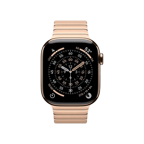 Смарт-годинник Apple Watch Series 11 GPS + Cellular 42mm Gold Tit. Case w. Gold Link Bracelet (MF9M4+MXMC3) 2