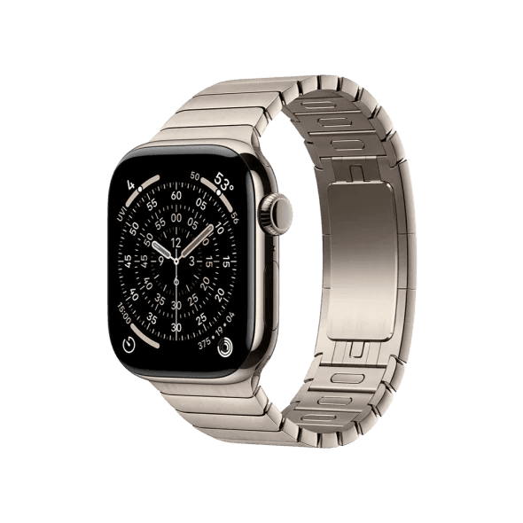 Смарт-годинник Apple Watch Series 11 GPS + Cellular 42mm Natural Tit. Case w. Natural Link Bracelet (MF9H4+MXMA3)