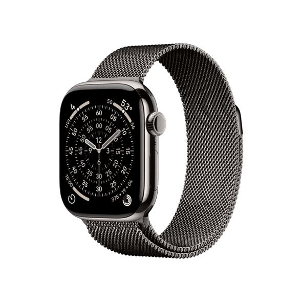 Смарт-годинник Apple Watch Series 11 GPS + Cellular 42mm Natural Tit. Case w. Slate Milanese Loop (MF9H4+MGJ14)