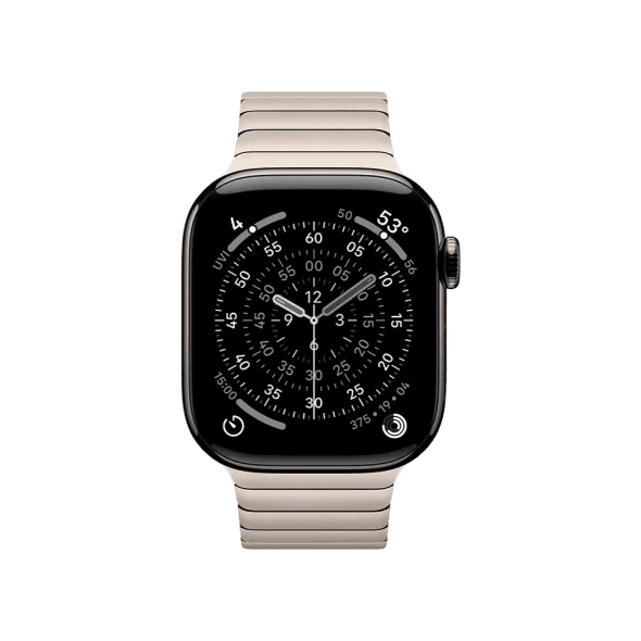 Смарт-годинник Apple Watch Series 11 GPS + Cellular 42mm Slate Tit. Case w. Natural Link Bracelet (MF9K4+MXMA3) 2