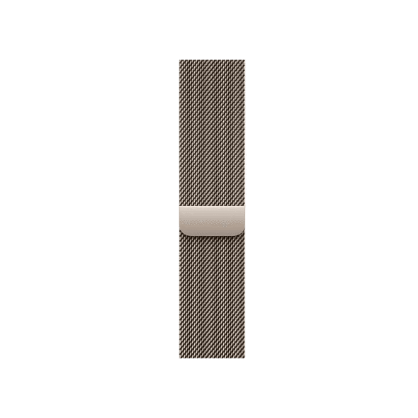 Смарт-годинник Apple Watch Series 11 GPS + Cellular 46mm Gold Tit. Case w. Natural Milanese Loop - S/M (MFC34+MGJ24) 3