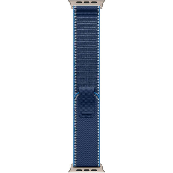 Смарт-годинник Apple Watch Ultra 3 Natural Titanium Case with Blue/Bright Blue Trail Loop S/M (MEWR4) 3